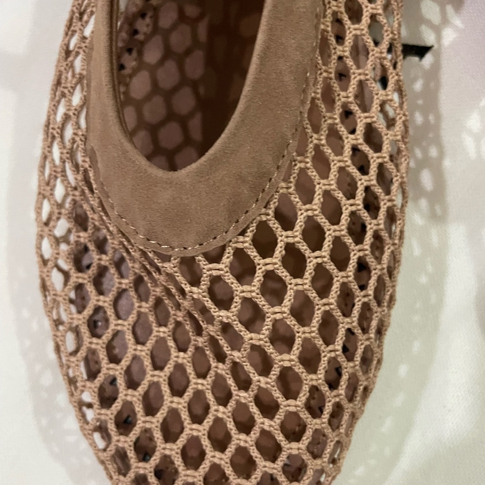 ALAIA Nude Mesh Mary Jane Flats - Picture 9 of 15